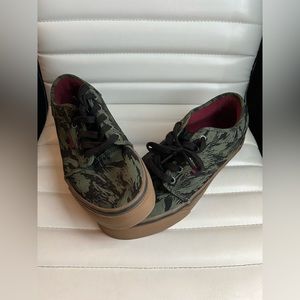 Green Camo Vans
